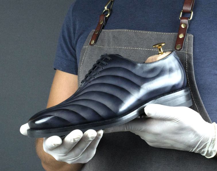 Grey Dune Wholecut - Limited Edition - Saphir Patina Shoe Care Kit included with purchase.