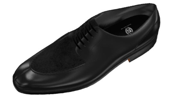 NEW - Studio Line - Men's Derby Split Toe - Black Luxury Flex