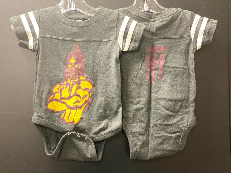 RS4437 RS INFANT FOOTBALL FINE JERSEY BODYSUIT