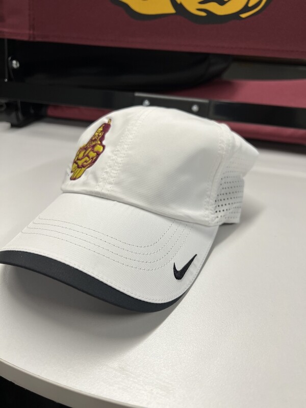 580087 NIKE UNSTRUCTURED TWILL CAP - WHITE