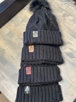 NE911 New Era Faux Fur Pom Beanie