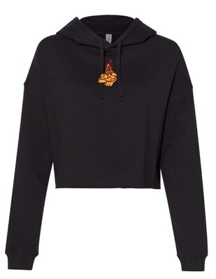 AFX64CRP ITC W LTWT CROP HOODED SWEATSHIRT