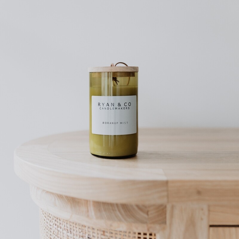 South West Range | Medium Green Wine Bottle