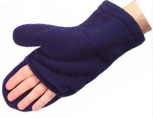 Finger-Free Fleece Mittens