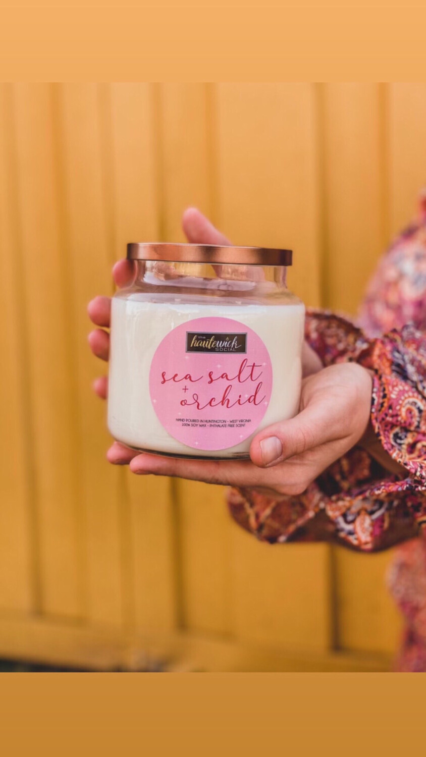 Sea Salt & Orchid 16oz Candle Sea Salt & Orchid 16oz Candle