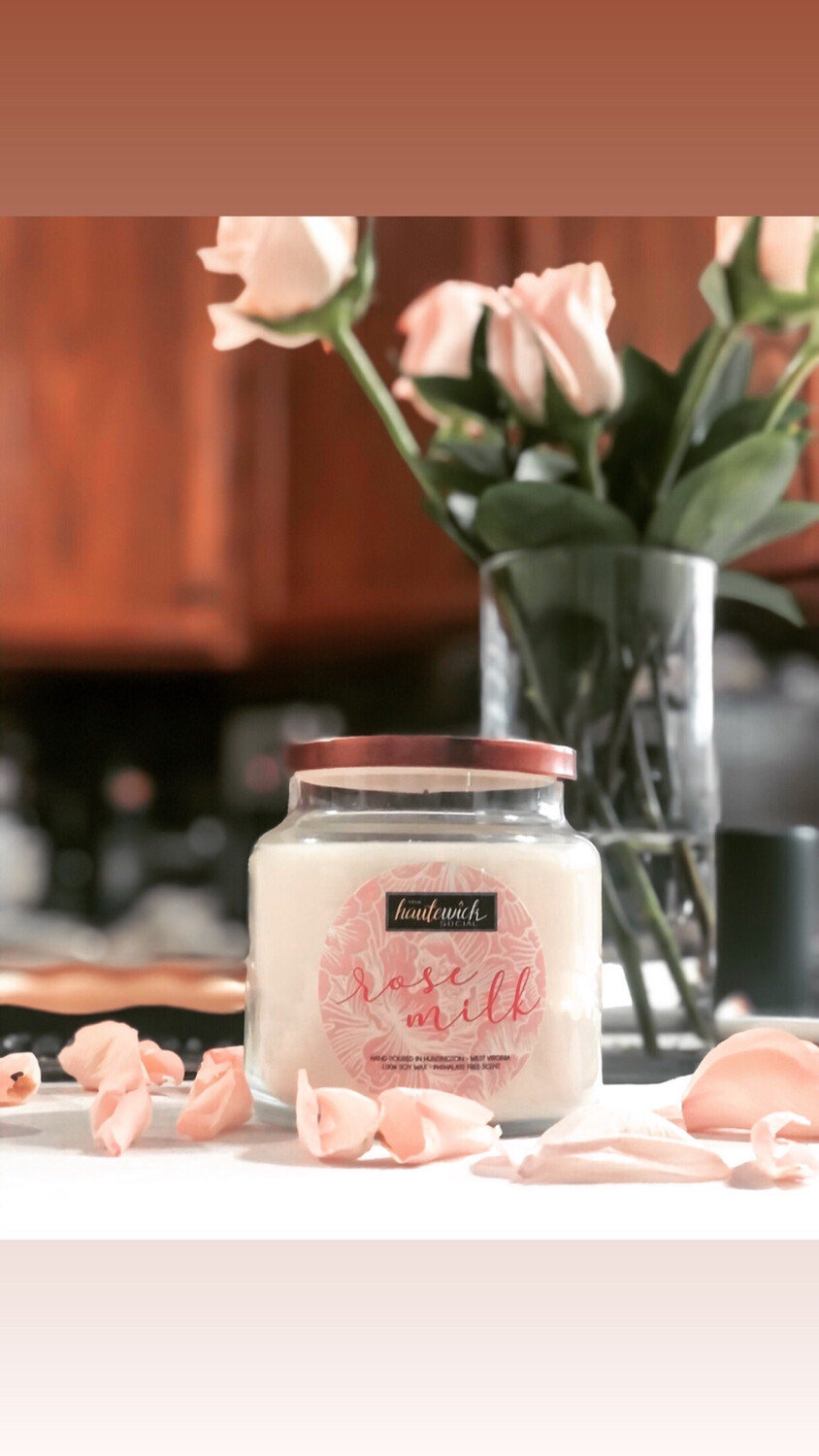 Rose Milk 16oz Candle Rose Milk 16oz Candle
