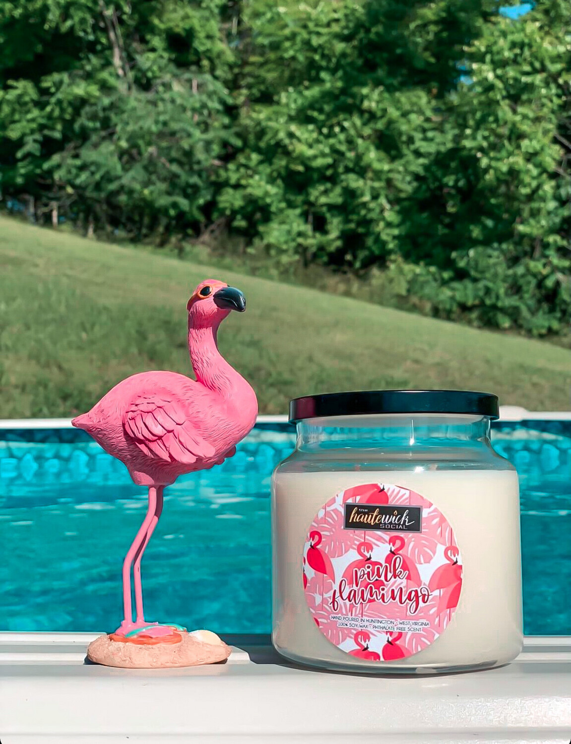 Pink Flamingo 16oz Candle Pink Flamingo 16oz Candle