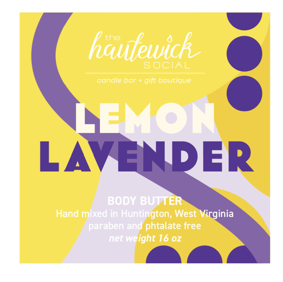 Lemon Lavender 16oz Body Butter