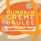 Pumpkin Creme Brulee 16oz Whipped Body Wash