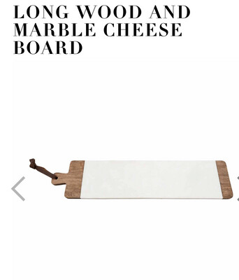 Long Marble Charcuterie Board
