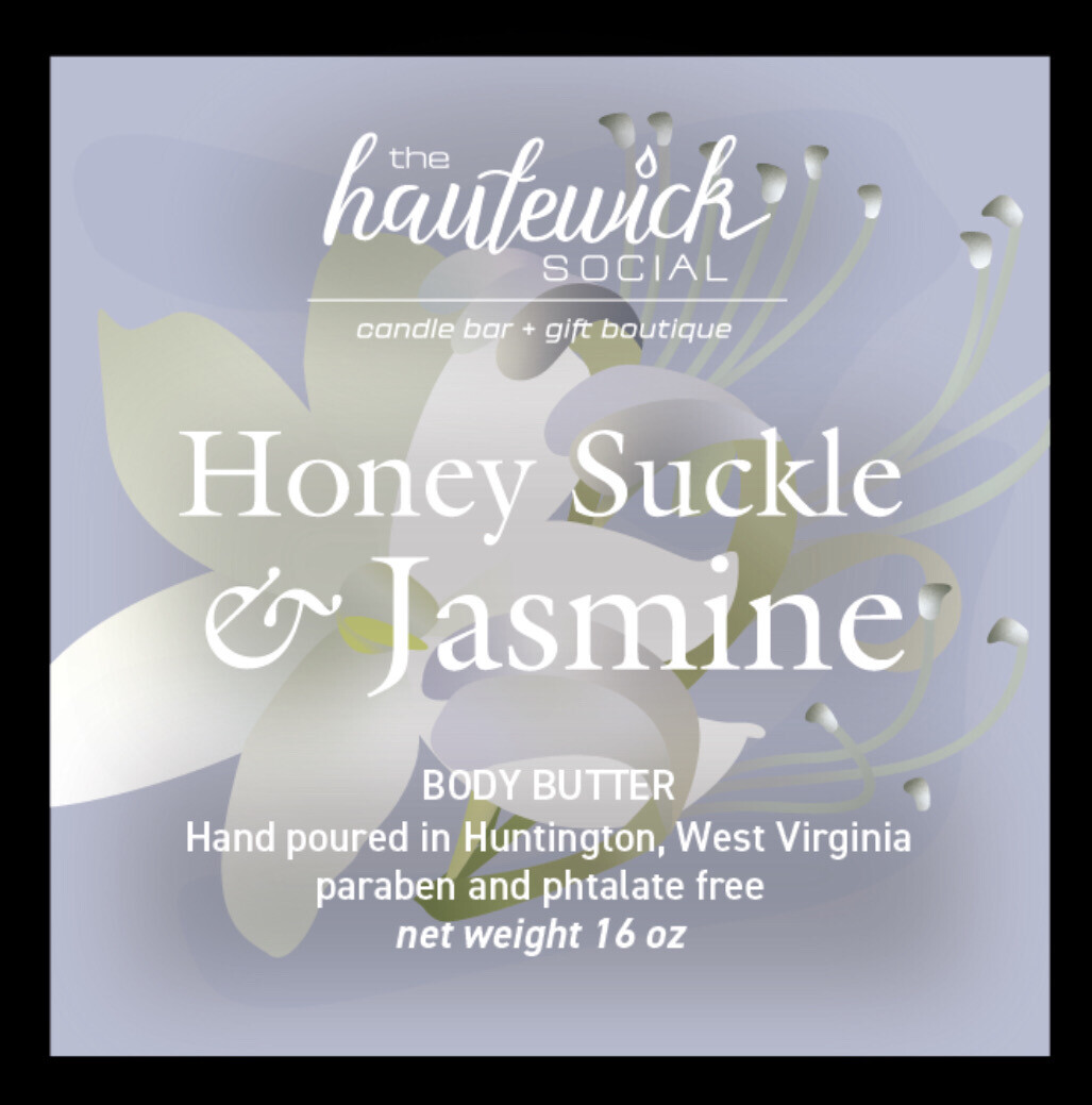 Honeysuckle & Jasmine 16oz Body Butter