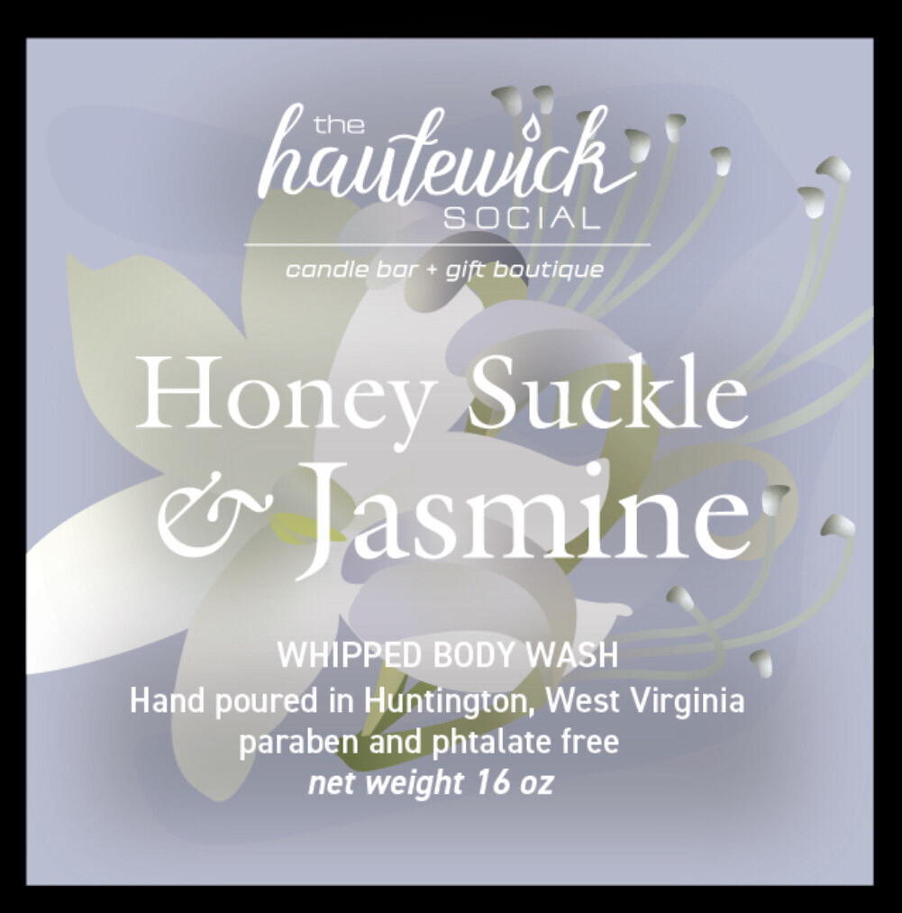 Honeysuckle & Jasmine 16oz Whipped Body Wash