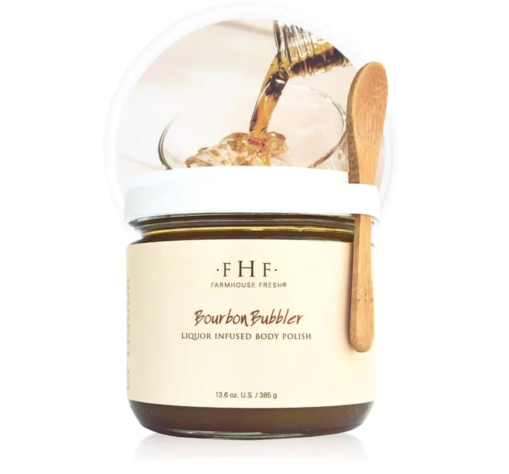 FHF Bourbon Bubbler Liquor Infused Body Polish FHF Bourbon Bubbler Liquor Infused Body Polish