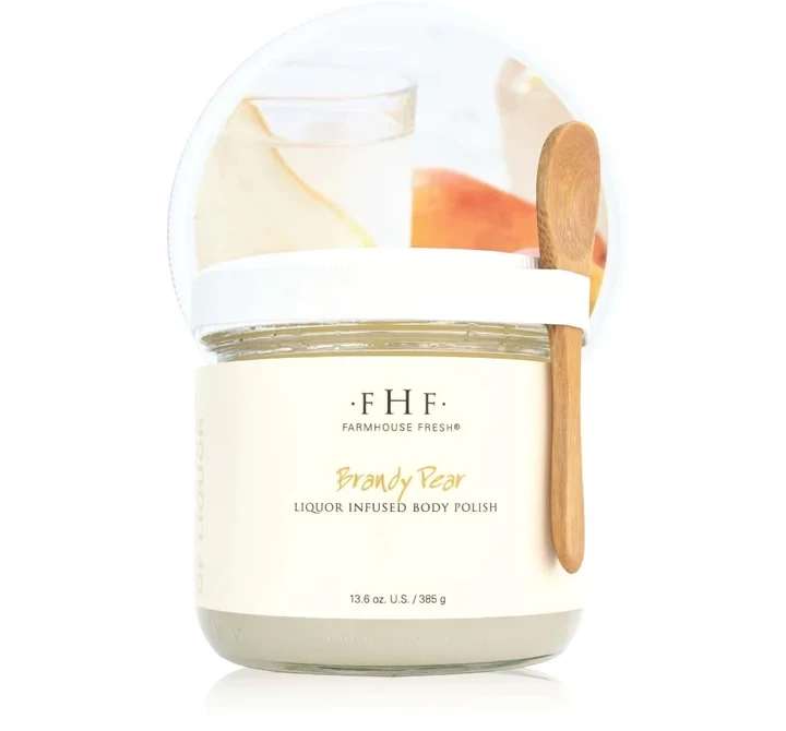 FHF Brandy Pear Liquor Infused Body Polish FHF Brandy Pear Liquor Infused Body Polish