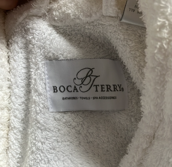 Boca Terry Robe