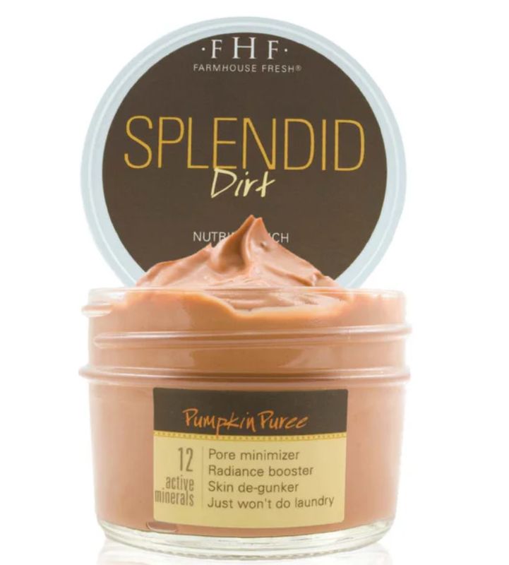 Splendid Dirt® Nutrient Mud Mask with Organic Pumpkin Puree