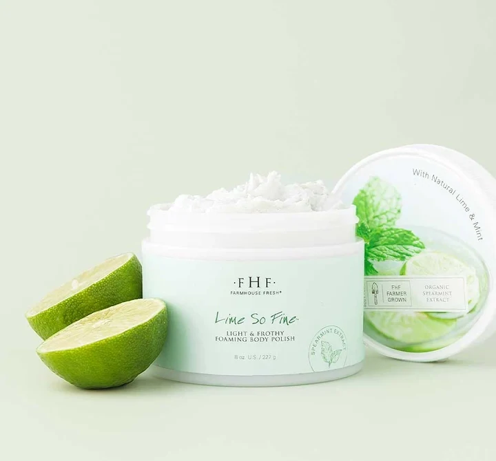 Lime So Fine Foaming Body Polish