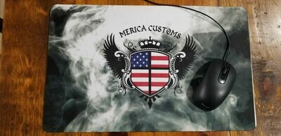 Large Merica Customs Mouse Pad/Counter Mat