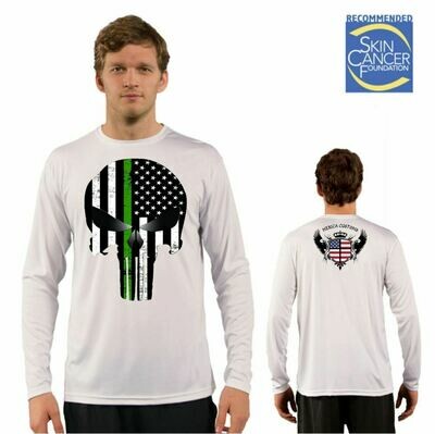 Men's Military Punisher Appreciation Flag Sublimation Vapor Solar Tee