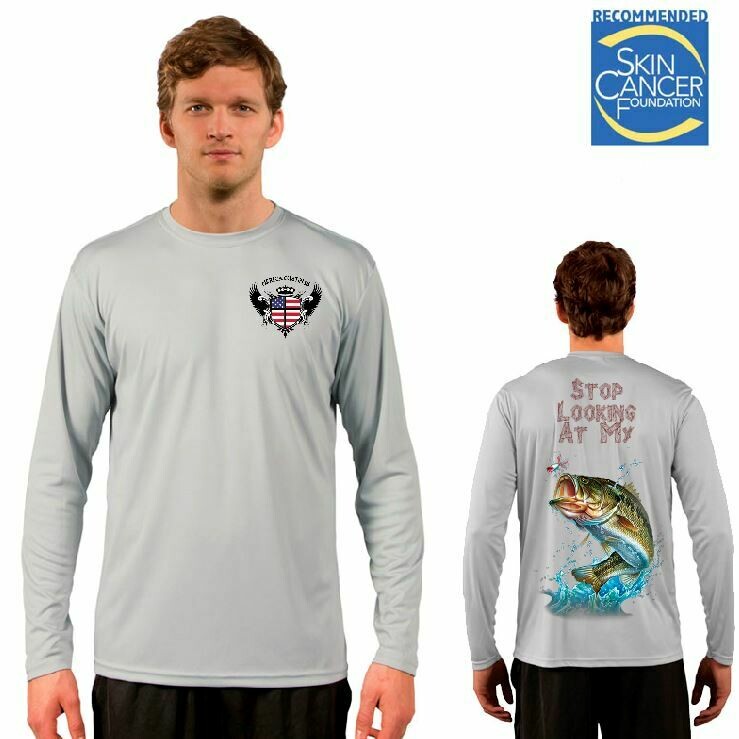 Stop Looking At My Bass Sublimation Vapor Solar Tee - Long Sleeve