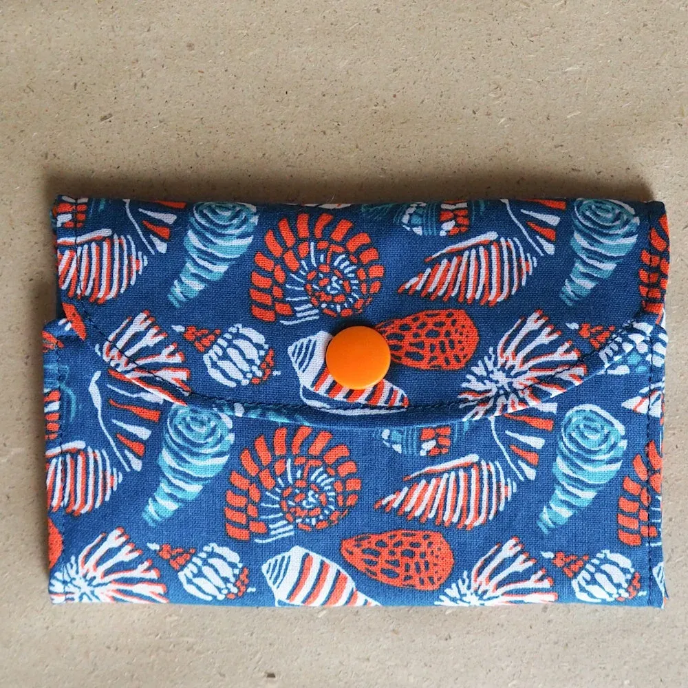 Nadelmäppchen "Muscheln" - gefüllt