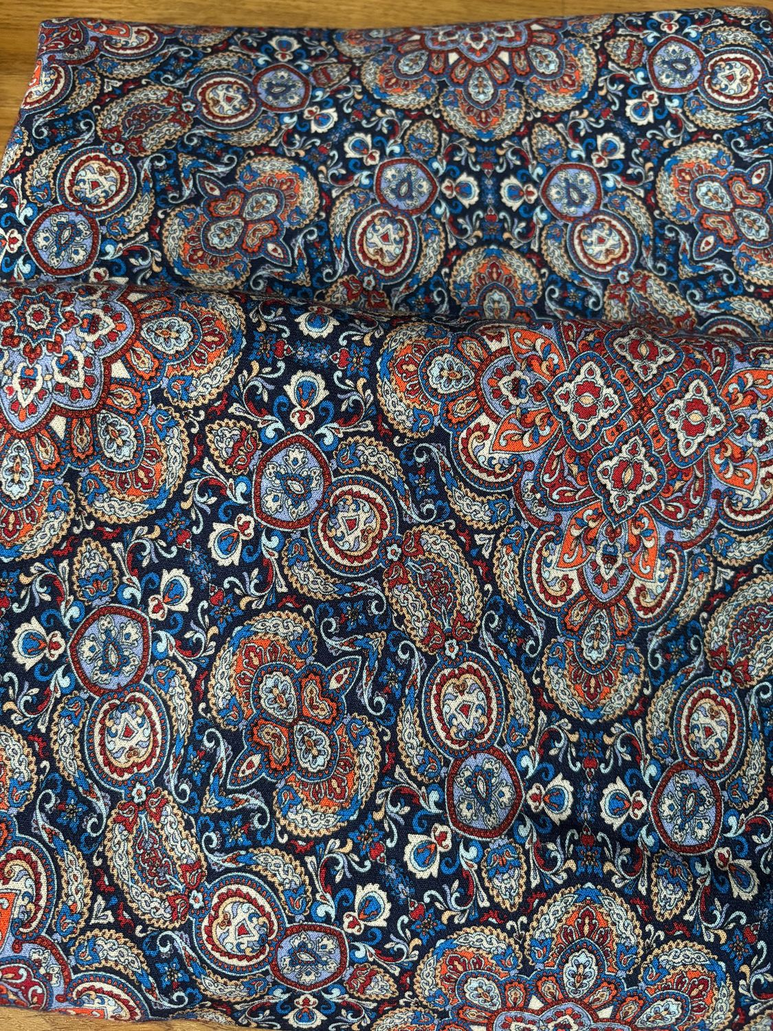 4m Baumwolle Stretch  mit Mandalas (Set 2 x 2m)
