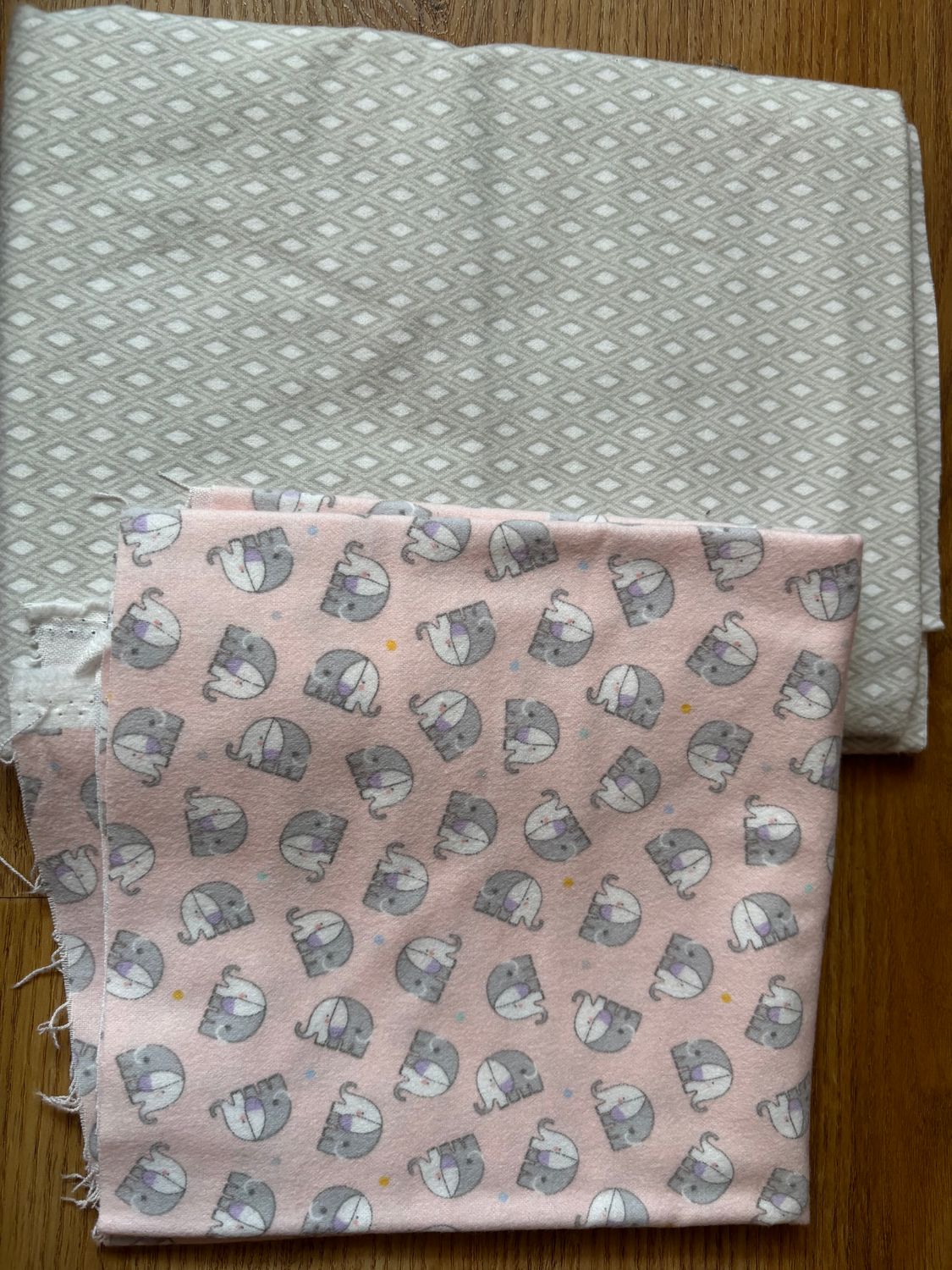 2m Flanell Patchwork Stoff Baumwoll Webware Set 2 Stück je 1m