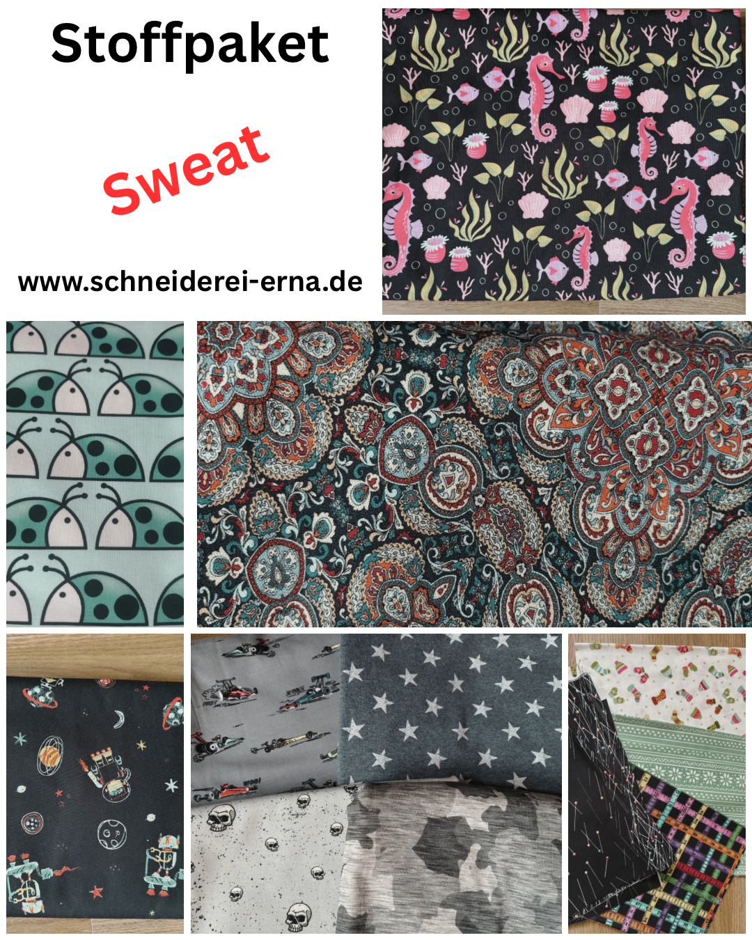 5 Meter Stoffpaket - Sweat