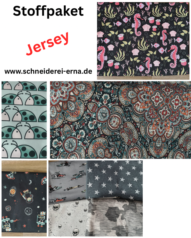5 Meter Stoffpaket - Jersey 5 Meter Stoffpaket - Jersey