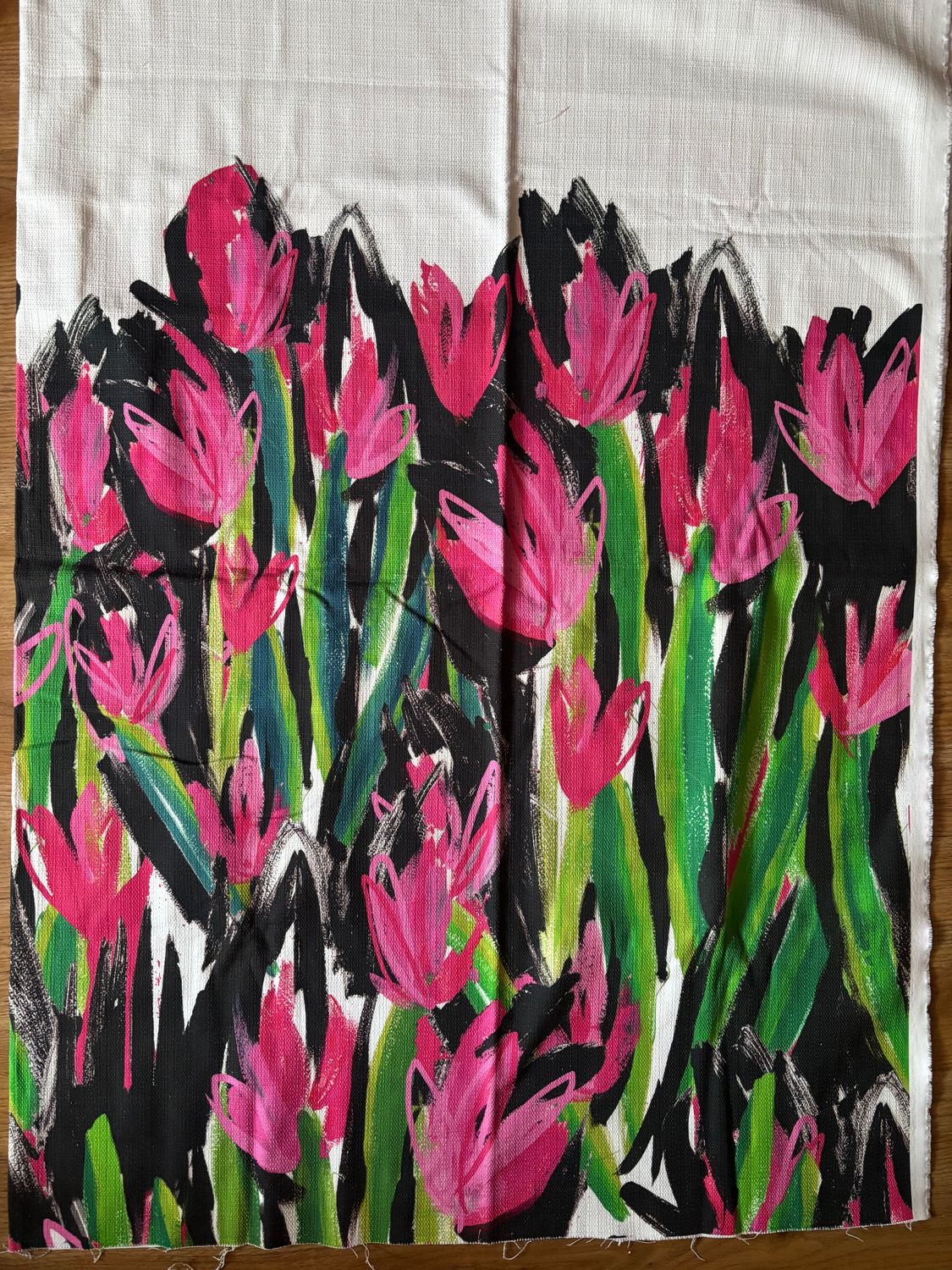 2,00m Blumen Panel Webware Set 2 x 1,00m