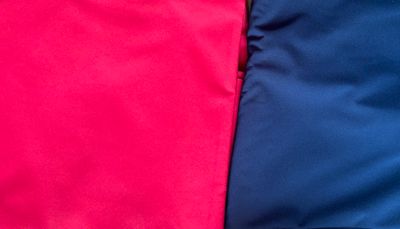 1,65m Softshell uni rot und blau im Set 1,65m Softshell uni rot und blau im Set
