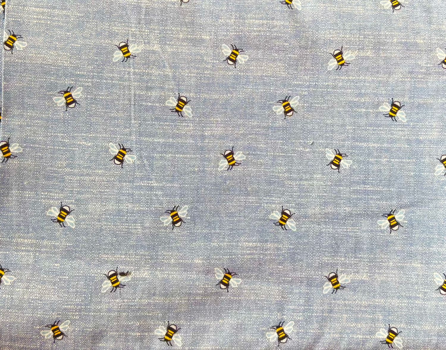 2m Baumwoll Webware mit Bienen