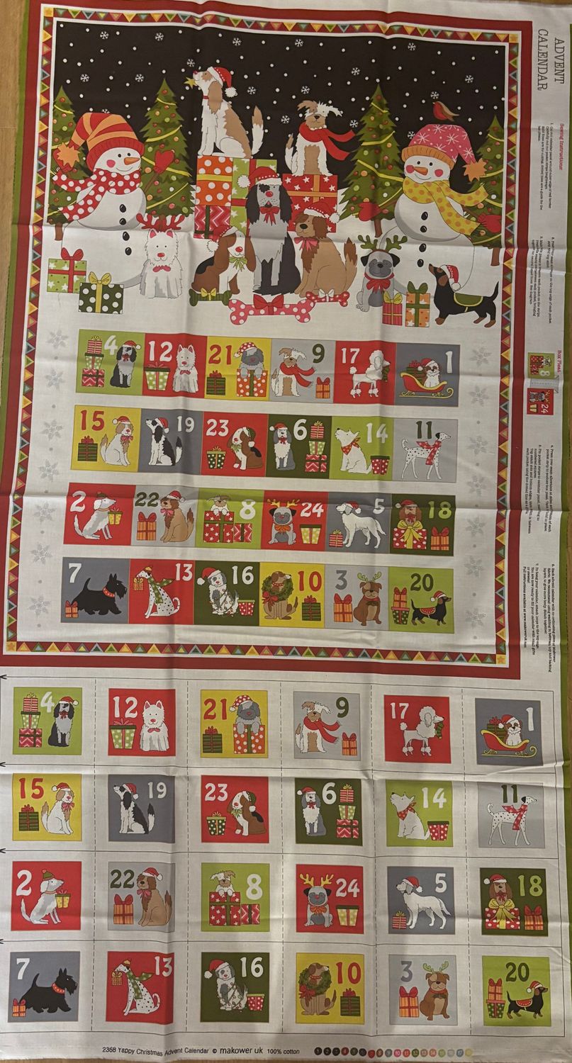 Adventskalender Panel Hund