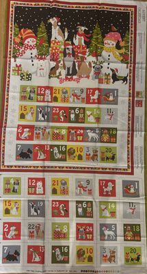 Adventskalender Panel Hund Adventskalender Panel Hund