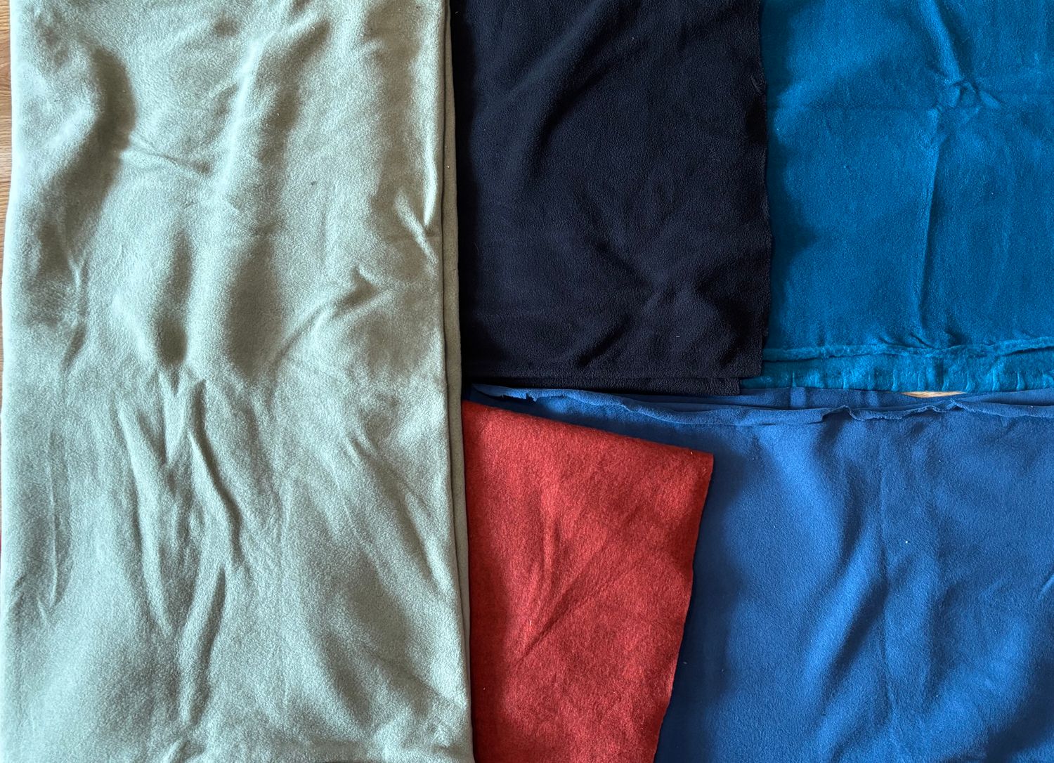 3,70m Fleece Set aus Baumwolle und Polyester