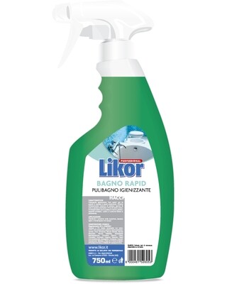 BAGNO RAPID PULIBAGNO IGIENIZZANTE PROFUMATO ML.750 *Prezzo iva esclusa
