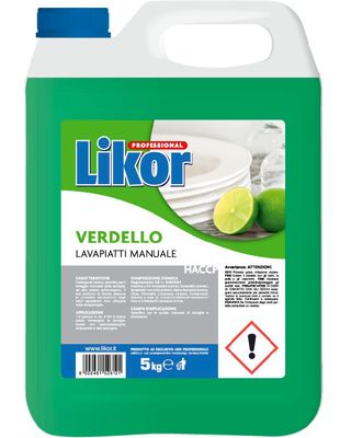 VERDELLO DETERGENTE LAVAPIATTI MANUALE KG.5 *Prezzo iva esclusa