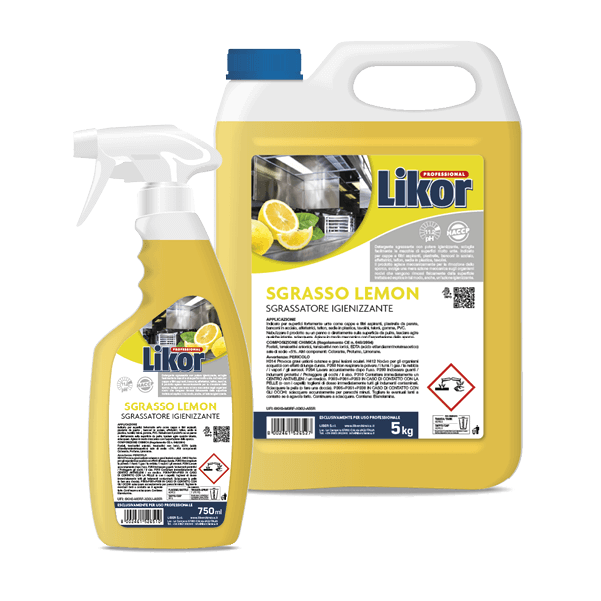SGRASSO LEMON SGRASSATORE IGIENIZZANTE AL LIMONE ML.750 *Prezzo iva esclusa