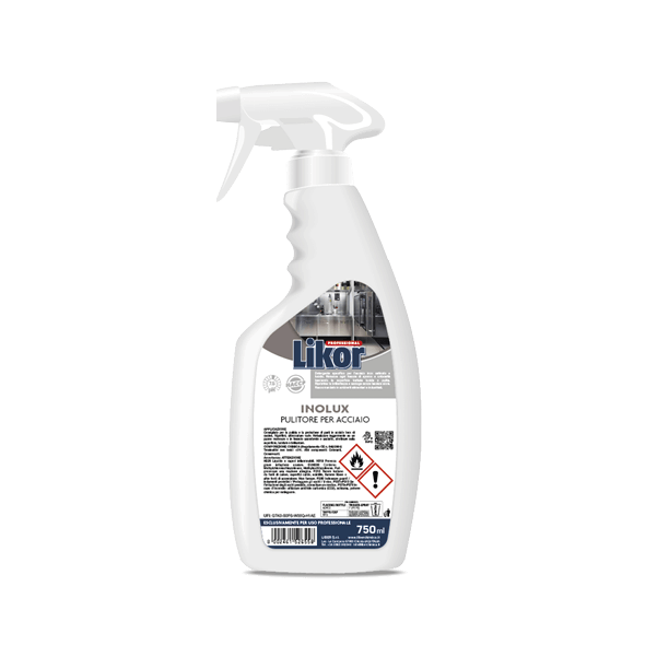 LIKOR INOLUX PULITORE PER ACCIAIO INOX ML.750 *Prezzo iva esclusa
