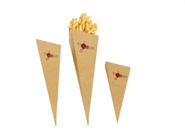 CONO ALIMENTARE  MEDIO 145H285 AVANA PZ.100 *Prezzo iva esclusa