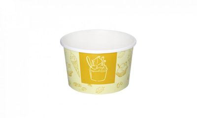 COPPETTA GELATO C/120 TONO SU TONO GIALLO PZ.250 *Prezzo iva esclusa