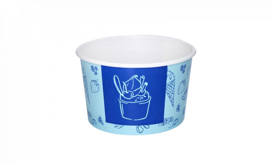 COPPETTA GELATO C/230 TONO SU TONO AZZURRO PZ.180 *Prezzo iva esclusa