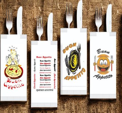 PORTAPOSATE C.POLITENATA +TOV.   2 VELI STAMPA  PZ.700   *Prezzo iva esclusa