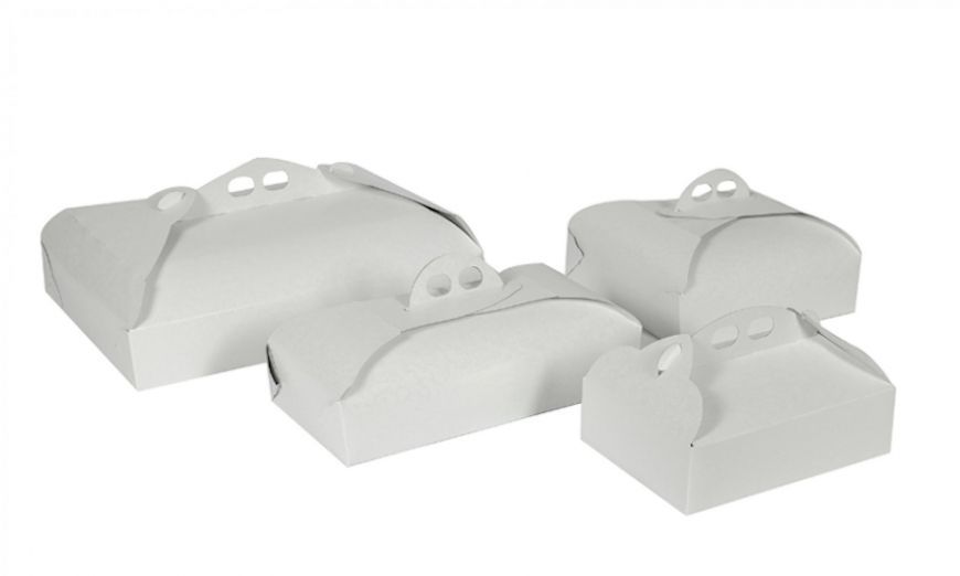 SCATOLA PORTATORTE 39X39X7 RAMAGE BIANCO *Prezzo iva esclusa