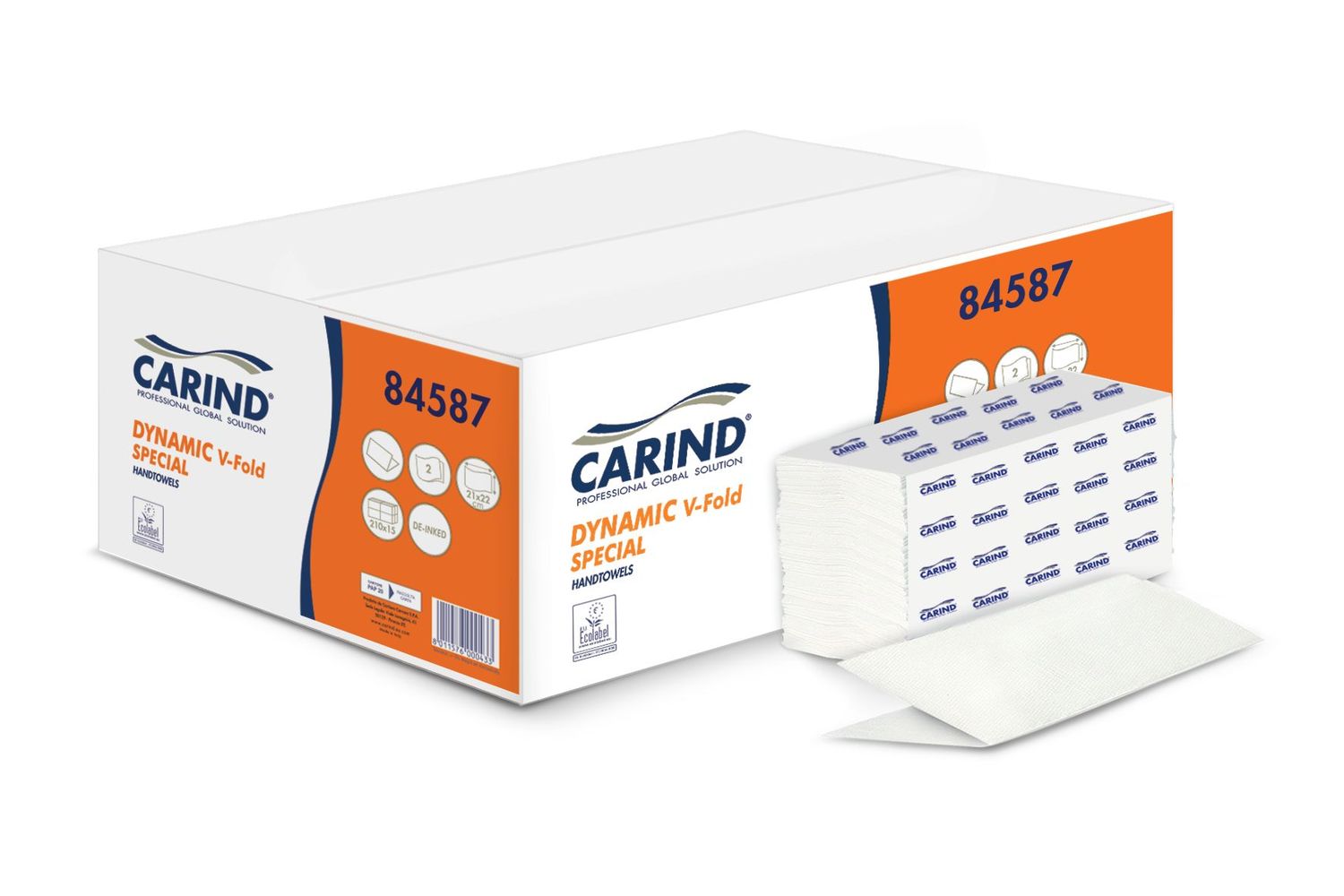 ASCIUGAMANI CARIND 22X21 DYNAMIC V-FOLD *Prezzo iva esclusa