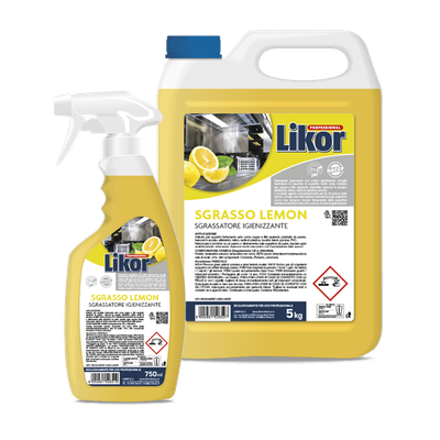 SGRASSO LEMON SGRASSATORE IGIENIZZANTE AL LIMONE ML.750 *Prezzo iva esclusa