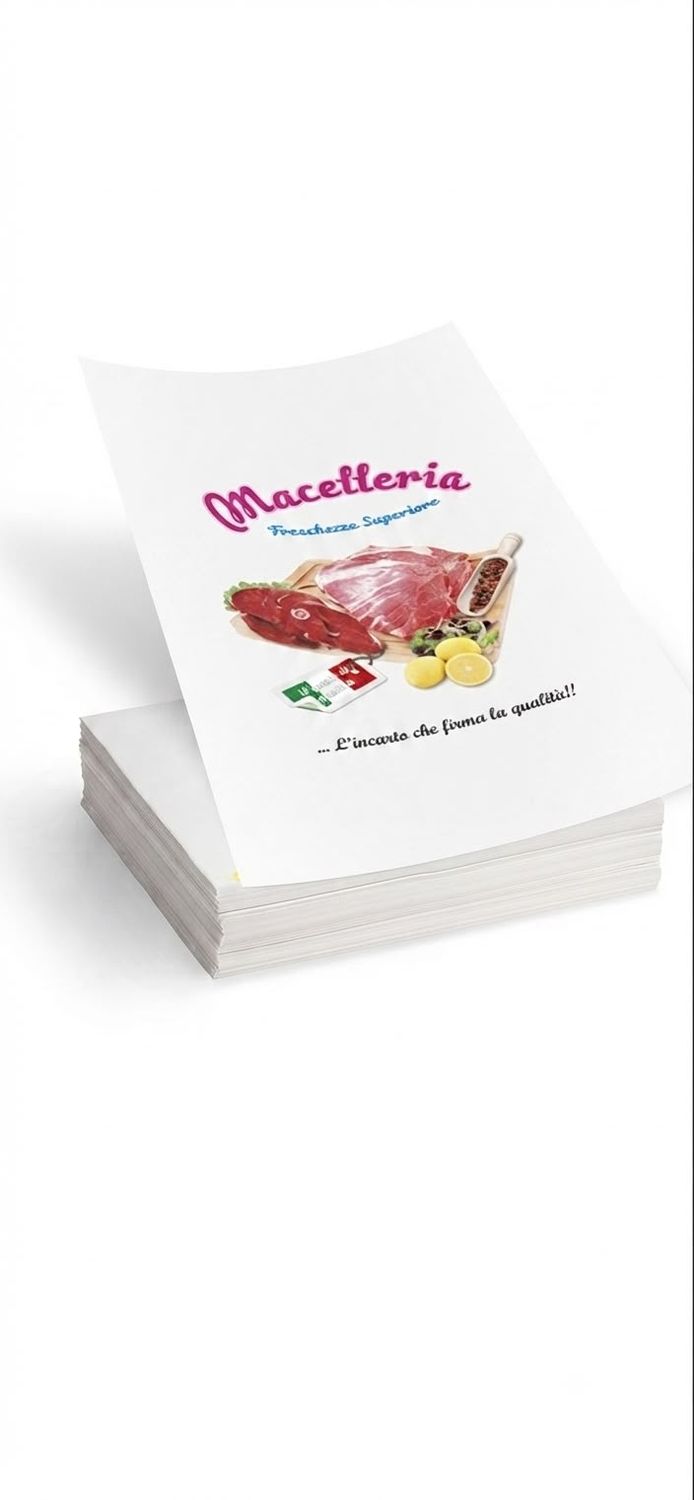 CARTA CARTENE FIO Gr.60 MACELLERIA 75x100 Kg.20 *Prezzo iva esclusa