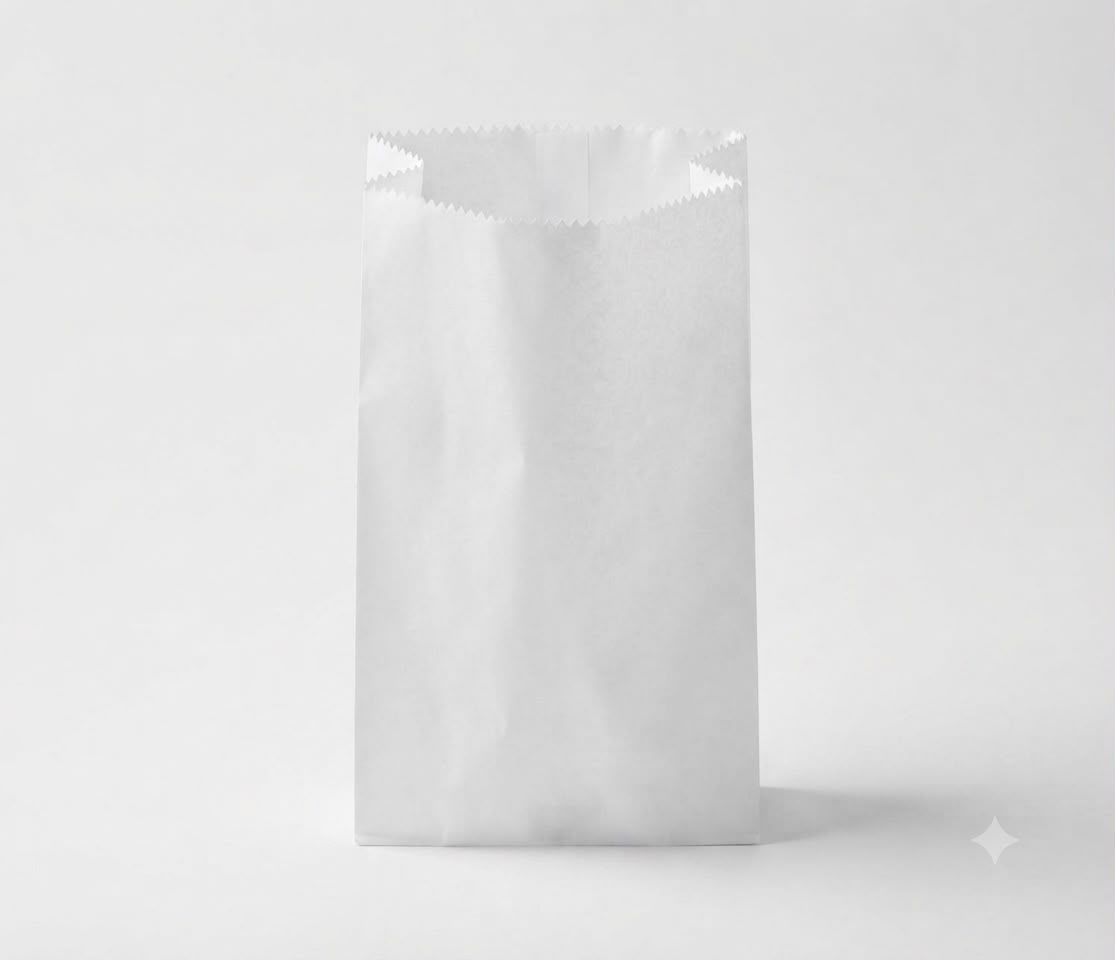 SACCHETTO SOFF.KRAFT BIANCO GR.45 14x30 KG.10  *Prezzo iva esclusa