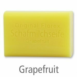 Schafmilchseife eckig, 100 g Grapefruit