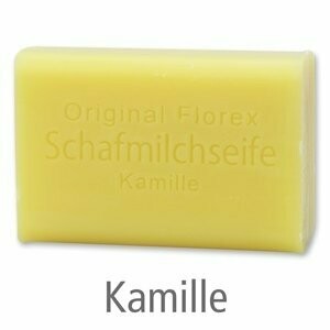 Schafmilchseife eckig, 100 g Kamille